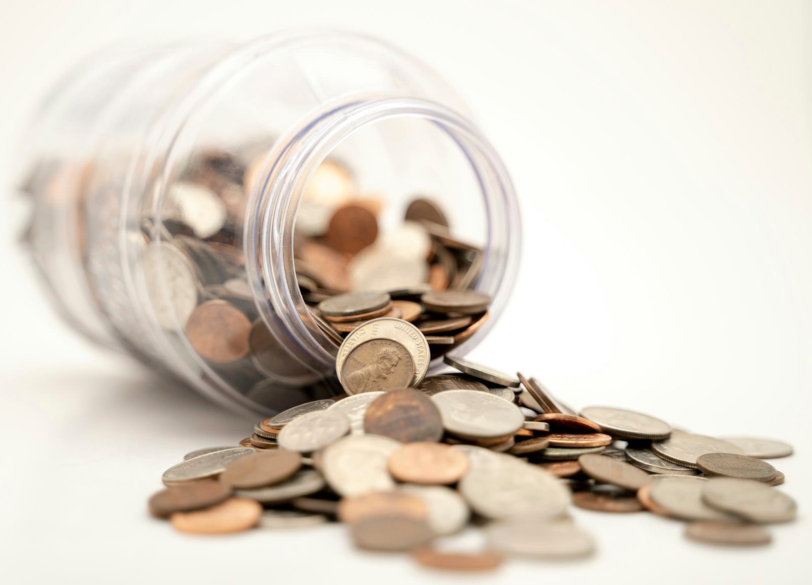 Personal finance illustration, money, savings and budgeting concept
