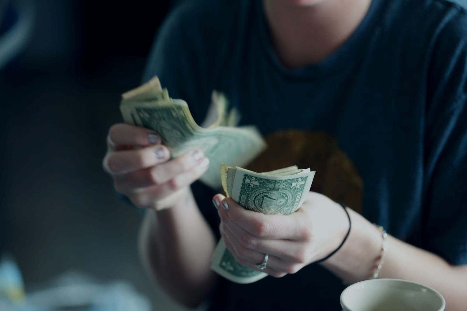 Personal finance illustration, money, savings and budgeting concept